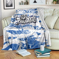 Canterbury-Bankstown Bulldogs Rugby Blanket Graffiti Typography Urban Camo Abstract Street Style