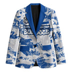 Canterbury-Bankstown Bulldogs Rugby Blazer Graffiti Typography Urban Camo Abstract Street Style