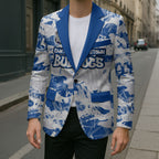 Canterbury-Bankstown Bulldogs Rugby Blazer Graffiti Typography Urban Camo Abstract Street Style
