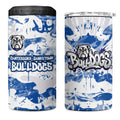 Canterbury-Bankstown Bulldogs Rugby 4 in 1 Can Cooler Tumbler Graffiti Typography Urban Camo Abstract Street Style