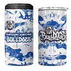 Canterbury-Bankstown Bulldogs Rugby 4 in 1 Can Cooler Tumbler Graffiti Typography Urban Camo Abstract Street Style