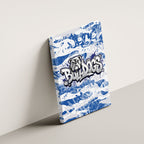 Canterbury-Bankstown Bulldogs Rugby Canvas Wall Art Graffiti Typography Urban Camo Abstract Street Style
