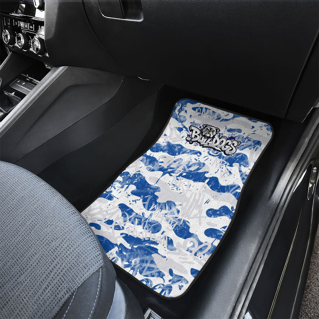 Canterbury-Bankstown Bulldogs Rugby Car Mats Graffiti Typography Urban Camo Abstract Street Style