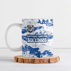 Canterbury-Bankstown Bulldogs Rugby Ceramic Mug Graffiti Typography Urban Camo Abstract Street Style