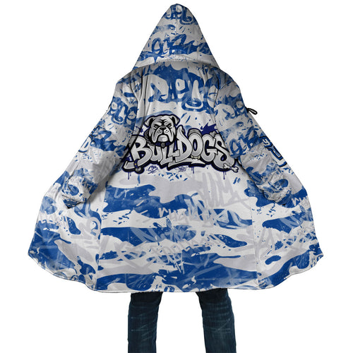 Canterbury-Bankstown Bulldogs Rugby Cloak Graffiti Typography Urban Camo Abstract Street Style