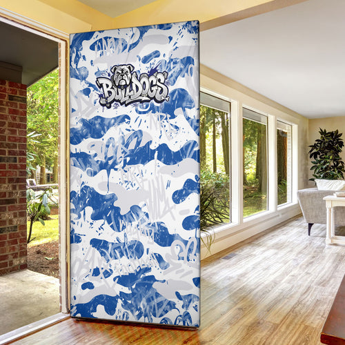 Canterbury-Bankstown Bulldogs Rugby Door Cover Graffiti Typography Urban Camo Abstract Street Style