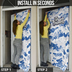Canterbury-Bankstown Bulldogs Rugby Door Cover Graffiti Typography Urban Camo Abstract Street Style