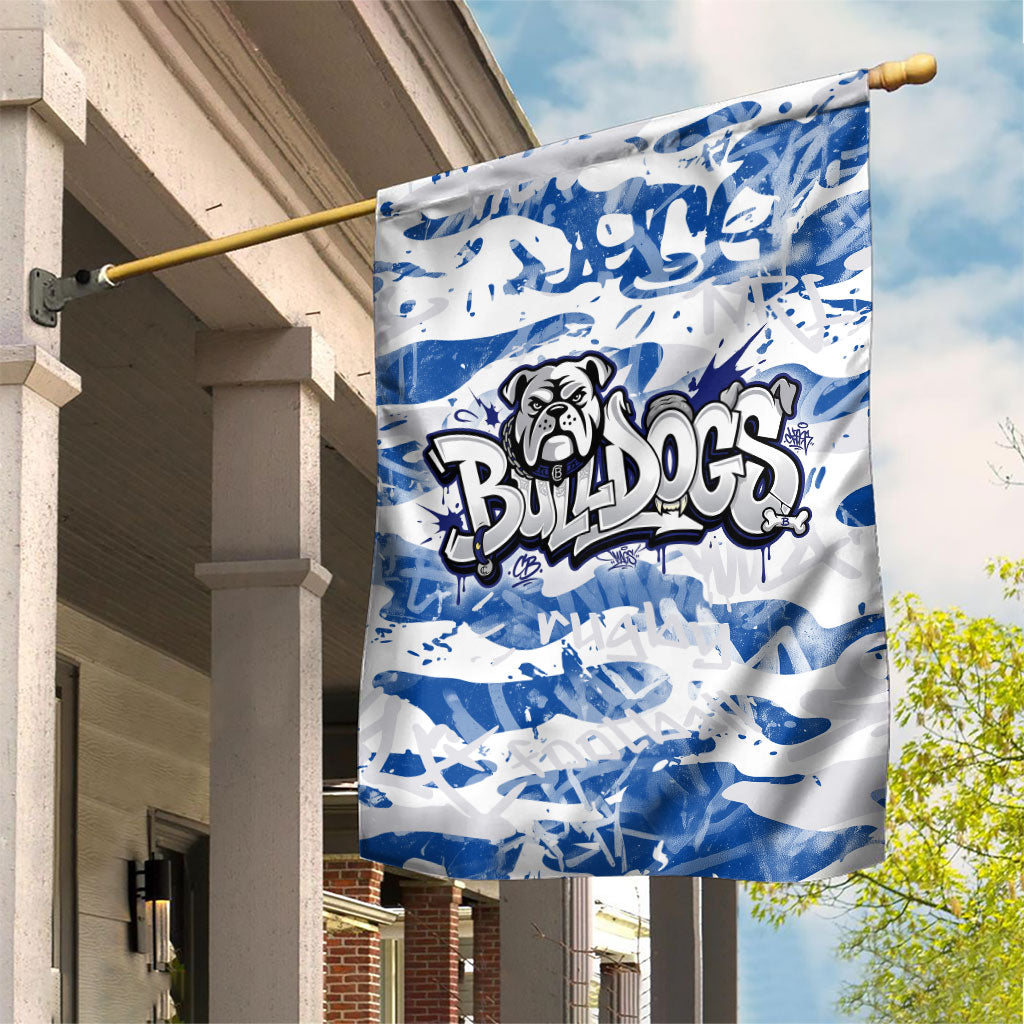 Canterbury-Bankstown Bulldogs Rugby Garden Flag Graffiti Typography Urban Camo Abstract Street Style