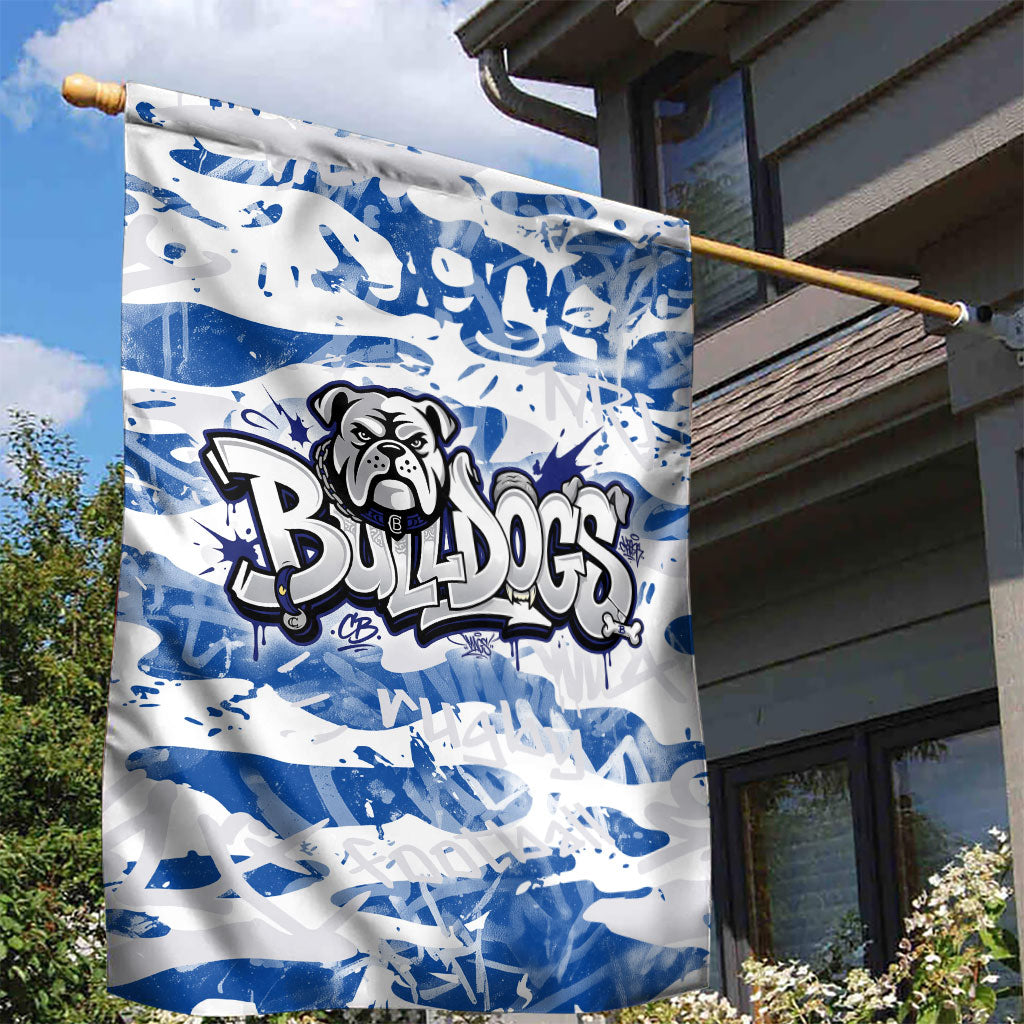 Canterbury-Bankstown Bulldogs Rugby Garden Flag Graffiti Typography Urban Camo Abstract Street Style