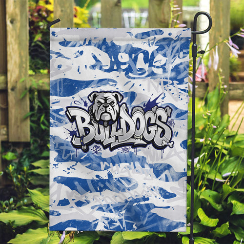 Canterbury-Bankstown Bulldogs Rugby Garden Flag Graffiti Typography Urban Camo Abstract Street Style