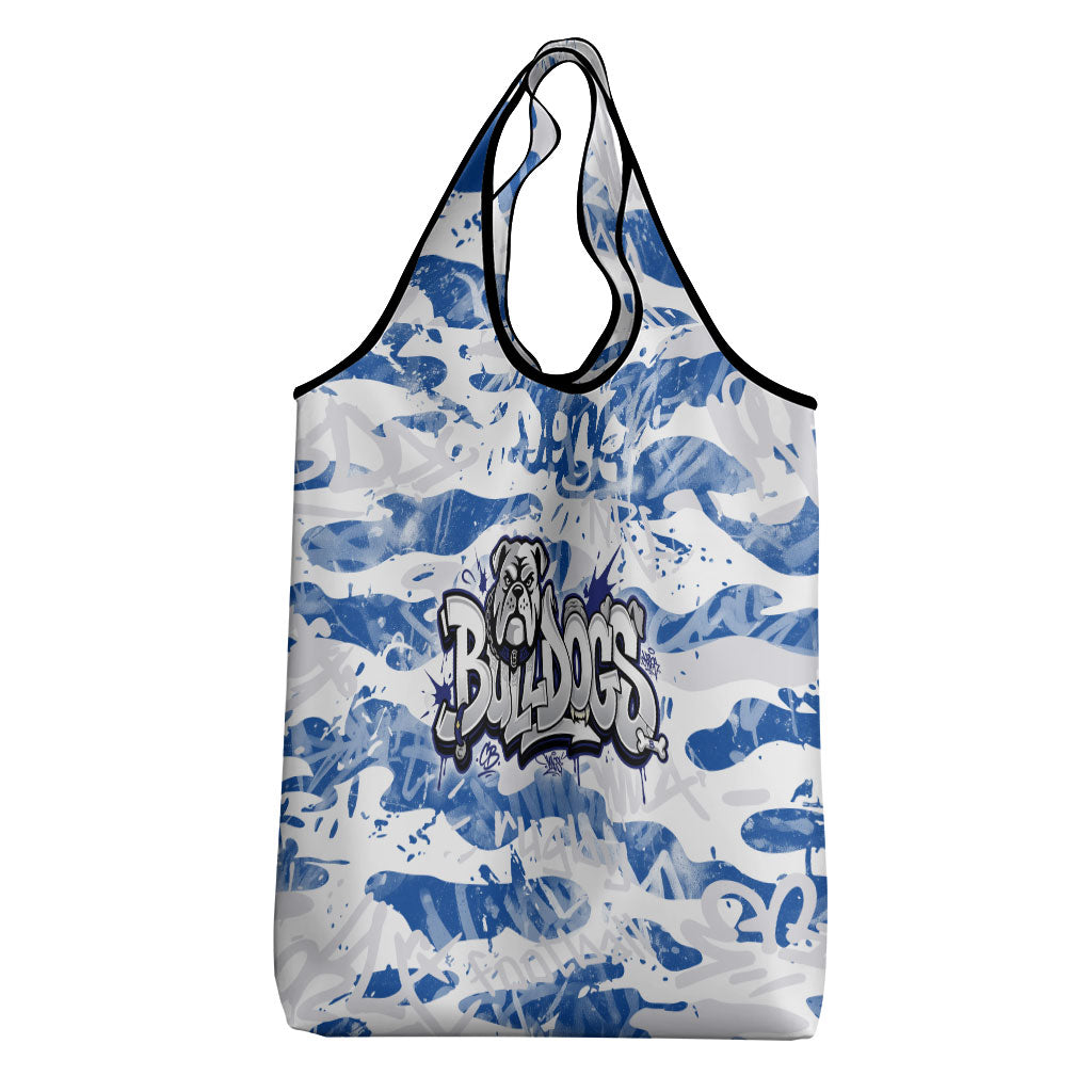 Canterbury-Bankstown Bulldogs Rugby Grocery Bag Graffiti Typography Urban Camo Abstract Street Style
