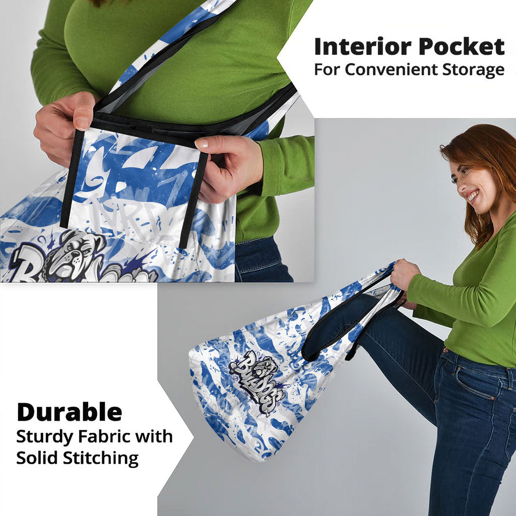 Canterbury-Bankstown Bulldogs Rugby Grocery Bag Graffiti Typography Urban Camo Abstract Street Style