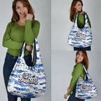 Canterbury-Bankstown Bulldogs Rugby Grocery Bag Graffiti Typography Urban Camo Abstract Street Style