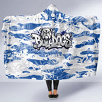 Canterbury-Bankstown Bulldogs Rugby Hooded Blanket Graffiti Typography Urban Camo Abstract Street Style