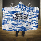 Canterbury-Bankstown Bulldogs Rugby Hooded Blanket Graffiti Typography Urban Camo Abstract Street Style