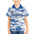 Canterbury-Bankstown Bulldogs Rugby Kid Hawaiian Shirt Graffiti Typography Urban Camo Abstract Street Style