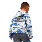 Canterbury-Bankstown Bulldogs Rugby Kid Hoodie Graffiti Typography Urban Camo Abstract Street Style
