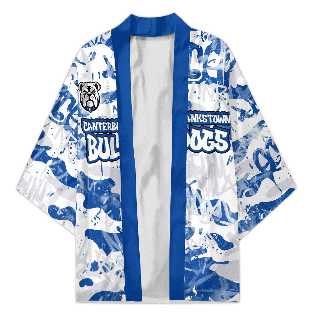 Canterbury-Bankstown Bulldogs Rugby Kimono Graffiti Typography Urban Camo Abstract Street Style