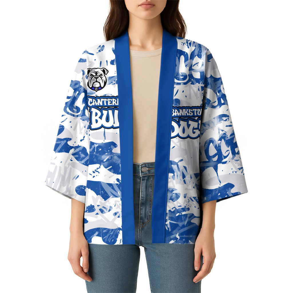 Canterbury-Bankstown Bulldogs Rugby Kimono Graffiti Typography Urban Camo Abstract Street Style