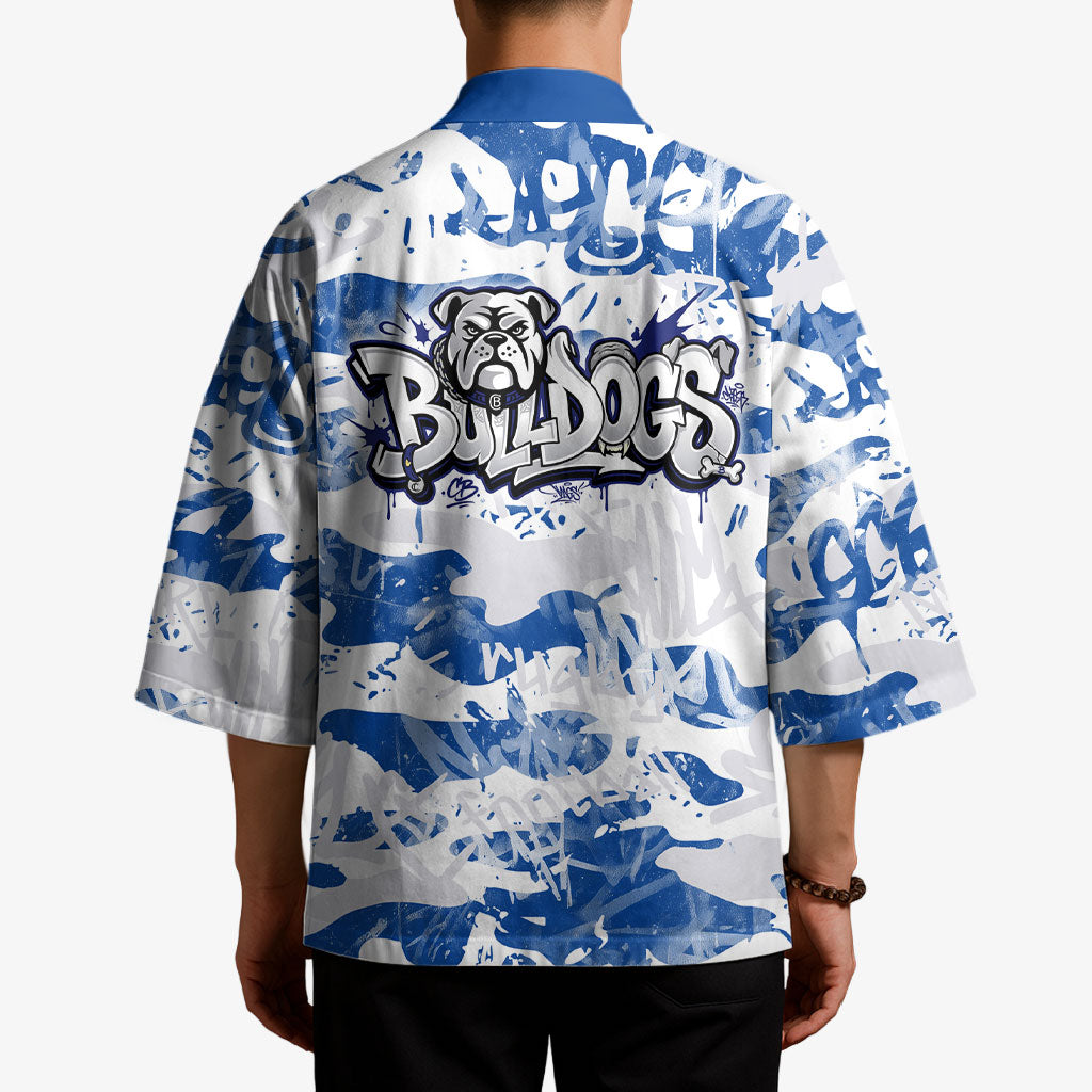 Canterbury-Bankstown Bulldogs Rugby Kimono Graffiti Typography Urban Camo Abstract Street Style