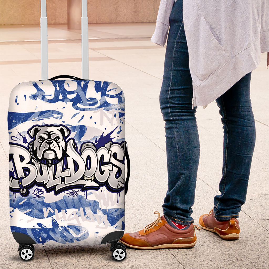 Canterbury-Bankstown Bulldogs Rugby Luggage Cover Graffiti Typography Urban Camo Abstract Street Style