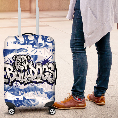Canterbury-Bankstown Bulldogs Rugby Luggage Cover Graffiti Typography Urban Camo Abstract Street Style