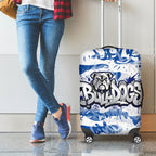 Canterbury-Bankstown Bulldogs Rugby Luggage Cover Graffiti Typography Urban Camo Abstract Street Style
