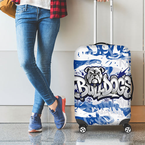 Canterbury-Bankstown Bulldogs Rugby Luggage Cover Graffiti Typography Urban Camo Abstract Street Style
