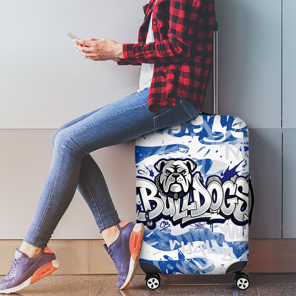Canterbury-Bankstown Bulldogs Rugby Luggage Cover Graffiti Typography Urban Camo Abstract Street Style
