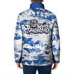 Canterbury-Bankstown Bulldogs Rugby Padded Jacket Graffiti Typography Urban Camo Abstract Street Style