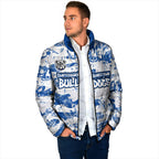 Canterbury-Bankstown Bulldogs Rugby Padded Jacket Graffiti Typography Urban Camo Abstract Street Style