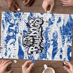 Canterbury-Bankstown Bulldogs Rugby Puzzle Graffiti Typography Urban Camo Abstract Street Style