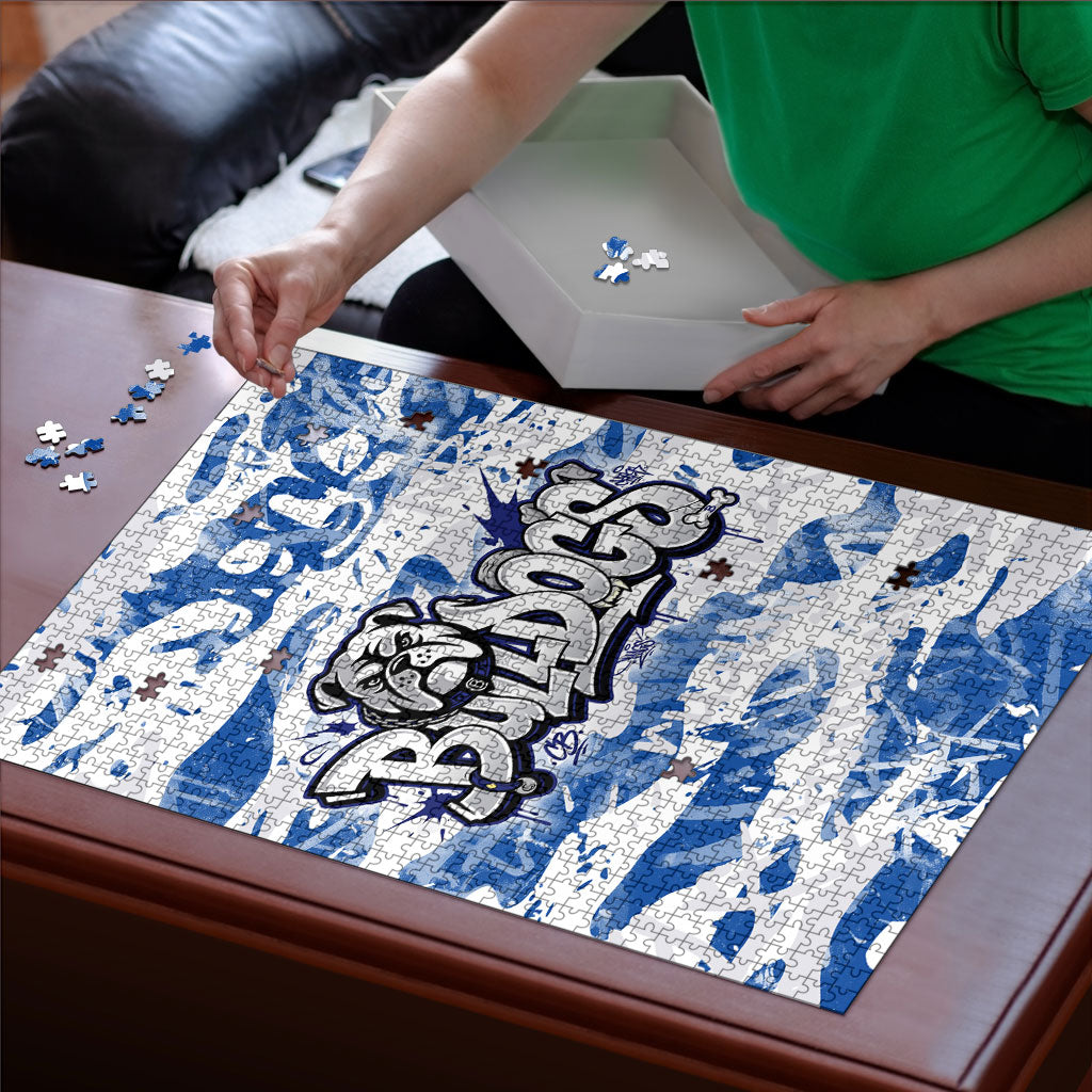 Canterbury-Bankstown Bulldogs Rugby Puzzle Graffiti Typography Urban Camo Abstract Street Style
