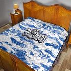 Canterbury-Bankstown Bulldogs Rugby Quilt Graffiti Typography Urban Camo Abstract Street Style