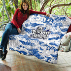 Canterbury-Bankstown Bulldogs Rugby Quilt Graffiti Typography Urban Camo Abstract Street Style