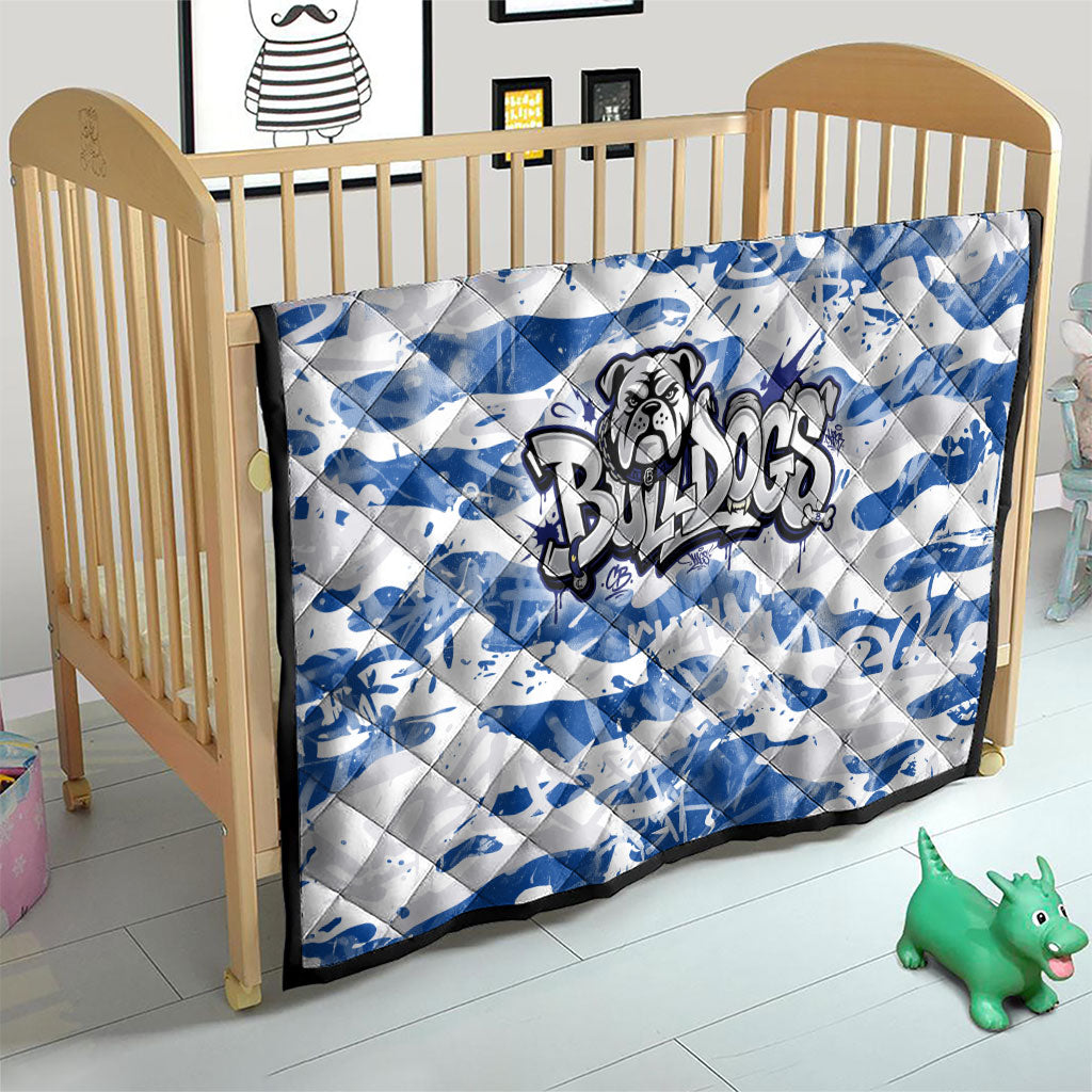 Canterbury-Bankstown Bulldogs Rugby Quilt Graffiti Typography Urban Camo Abstract Street Style