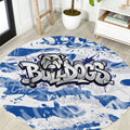Canterbury-Bankstown Bulldogs Rugby Round Carpet Graffiti Typography Urban Camo Abstract Street Style
