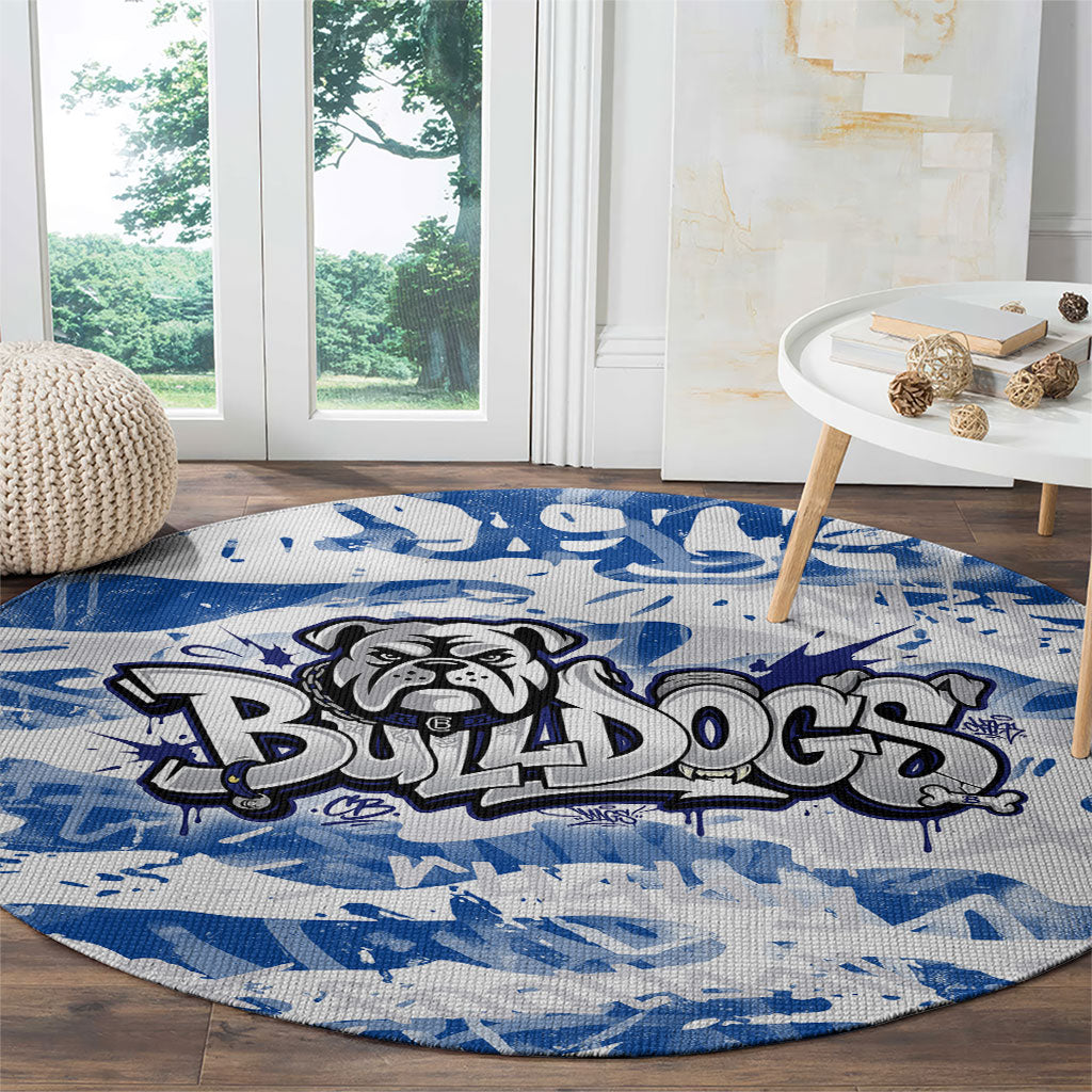 Canterbury-Bankstown Bulldogs Rugby Round Carpet Graffiti Typography Urban Camo Abstract Street Style