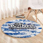 Canterbury-Bankstown Bulldogs Rugby Round Carpet Graffiti Typography Urban Camo Abstract Street Style