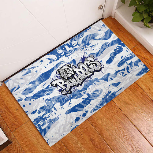 Canterbury-Bankstown Bulldogs Rugby Rubber Doormat Graffiti Typography Urban Camo Abstract Street Style