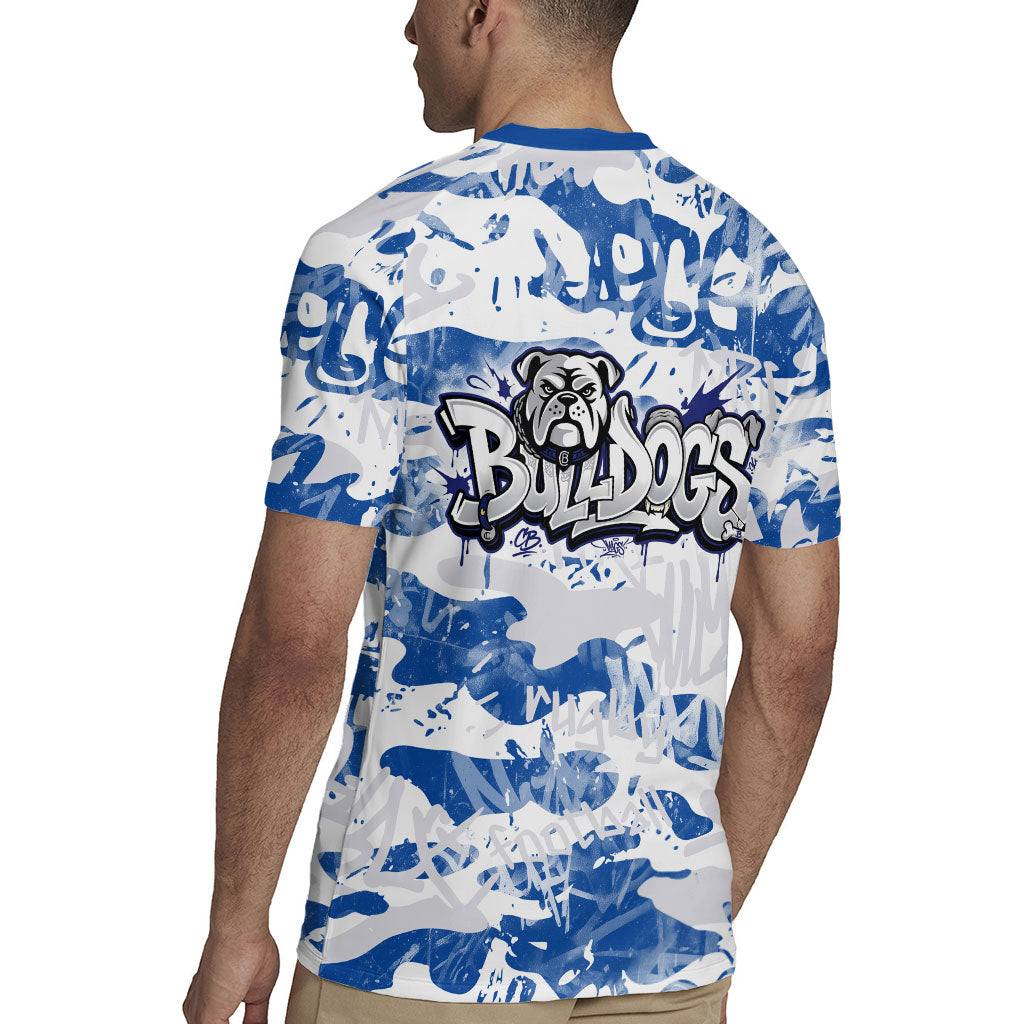Canterbury-Bankstown Bulldogs Rugby Rugby Jersey Graffiti Typography Urban Camo Abstract Street Style