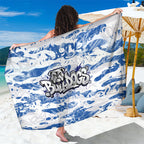 Canterbury-Bankstown Bulldogs Rugby Sarong Graffiti Typography Urban Camo Abstract Street Style