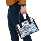 Canterbury-Bankstown Bulldogs Rugby Shoulder Handbag Graffiti Typography Urban Camo Abstract Street Style