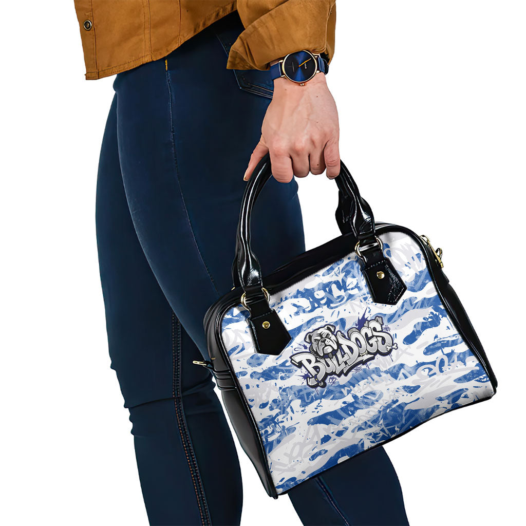 Canterbury-Bankstown Bulldogs Rugby Shoulder Handbag Graffiti Typography Urban Camo Abstract Street Style
