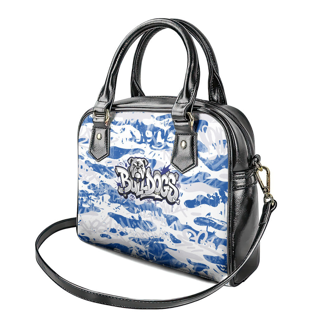Canterbury-Bankstown Bulldogs Rugby Shoulder Handbag Graffiti Typography Urban Camo Abstract Street Style