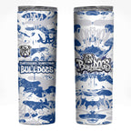 Canterbury-Bankstown Bulldogs Rugby Skinny Tumbler Graffiti Typography Urban Camo Abstract Street Style