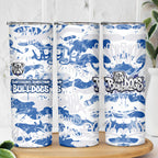 Canterbury-Bankstown Bulldogs Rugby Skinny Tumbler Graffiti Typography Urban Camo Abstract Street Style