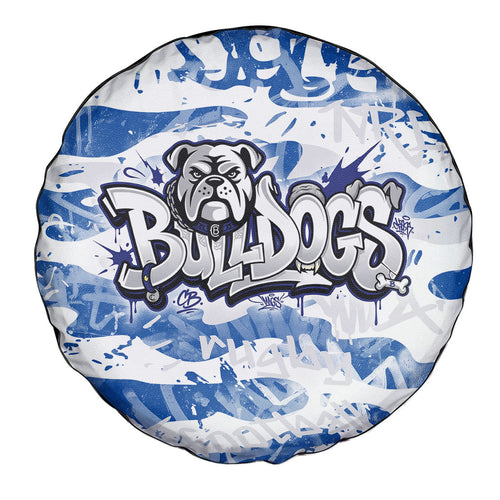Canterbury-Bankstown Bulldogs Rugby Spare Tire Cover Graffiti Typography Urban Camo Abstract Street Style