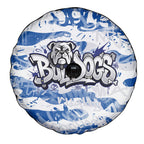 Canterbury-Bankstown Bulldogs Rugby Spare Tire Cover Graffiti Typography Urban Camo Abstract Street Style