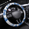 Canterbury-Bankstown Bulldogs Rugby Steering Wheel Cover Graffiti Typography Urban Camo Abstract Street Style